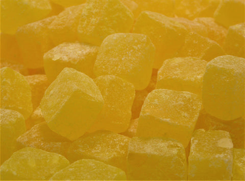 pineapple cubes boiled sweets