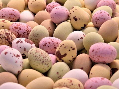 mini chocolate speckled eggs