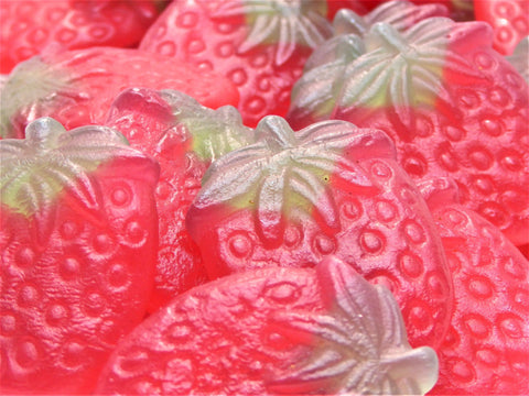giant strawberries jelly sweets